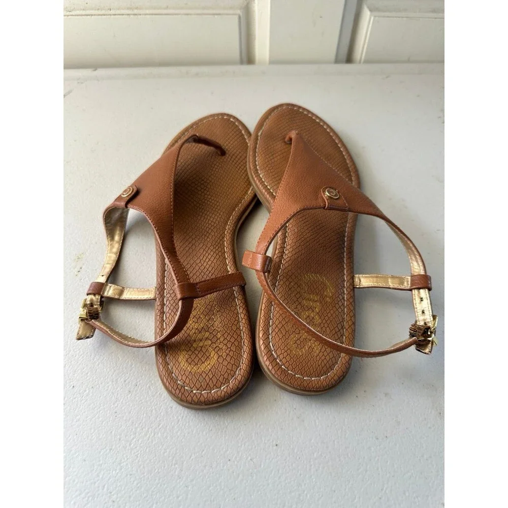 Circus By Sam Edelman Women's Carolina Thong Flat Slingback Sandals 10